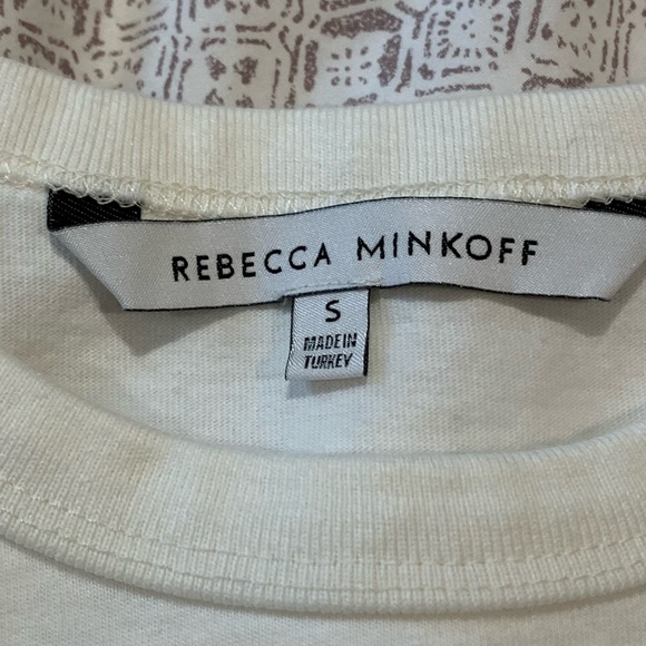 Rebecca Minkoff Love Floral Wesley Cropped Tee Size Small - Picture 3 of 3